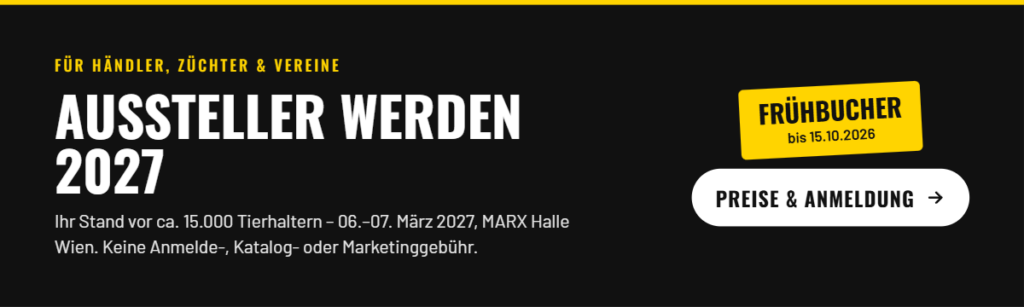 Aussteller werden bei der Haustiermesse Wien